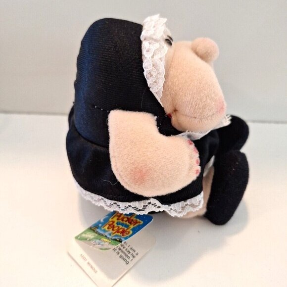Monique Pucker People French Maid Plush Doll 4" 1984 Vintage Applause - Picture 4 of 9